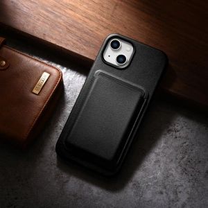 Hurtownia GSM - Etui iCarer Case Leather MagSafe Apple iPhone 14 Plus / 15 Plus černé - ICR477 - {ean13} - Hurt