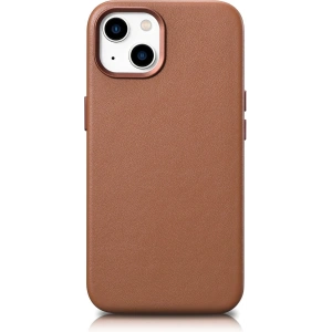 Hurtownia GSM - Etui iCarer Case Leather MagSafe Apple iPhone 14 Plus / 15 Plus hnědé - ICR478 - {ean13} - Hurt
