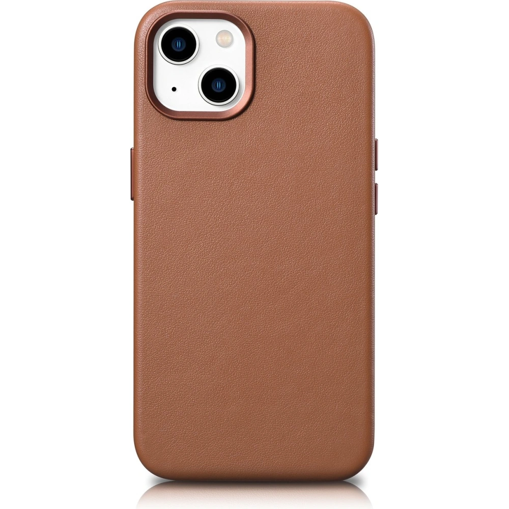 Hurtownia GSM - Etui iCarer Case Leather MagSafe Apple iPhone 14 Plus / 15 Plus hnědé - ICR478 - {ean13} - Hurt