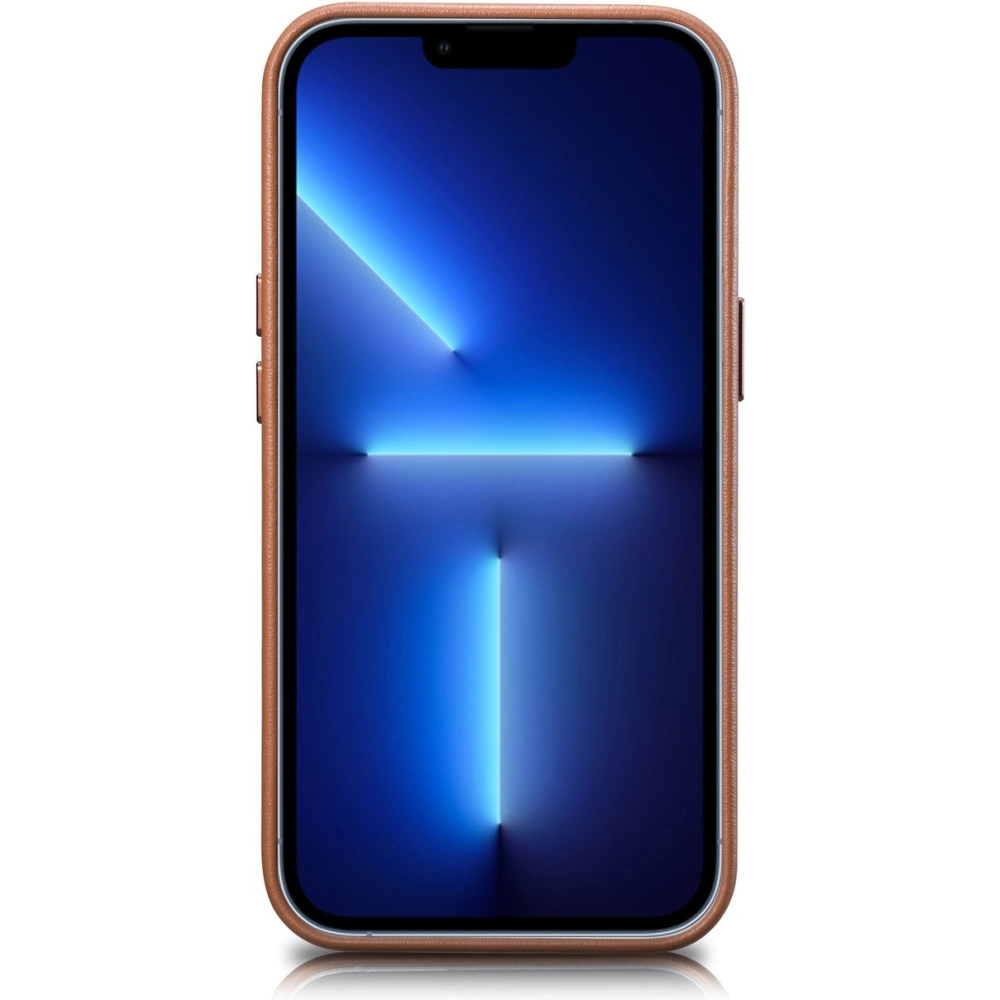Hurtownia GSM - Etui iCarer bőrtok MagSafe Apple iPhone 14 Plus / 15 Plus barna - ICR478 - {ean13} - Hurt