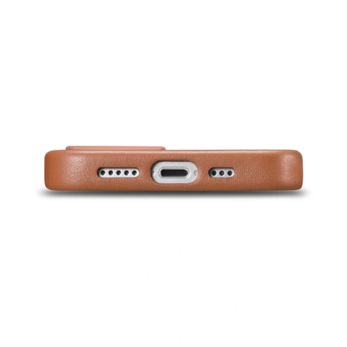 Etui iCarer Case Leather MagSafe Apple iPhone 14 Plus / 15 Plus brązowy
