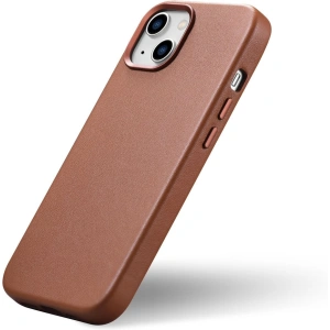 Hurtownia GSM - Etui iCarer Case Leather MagSafe Apple iPhone 14 Plus / 15 Plus hnědé - ICR478 - {ean13} - Hurt