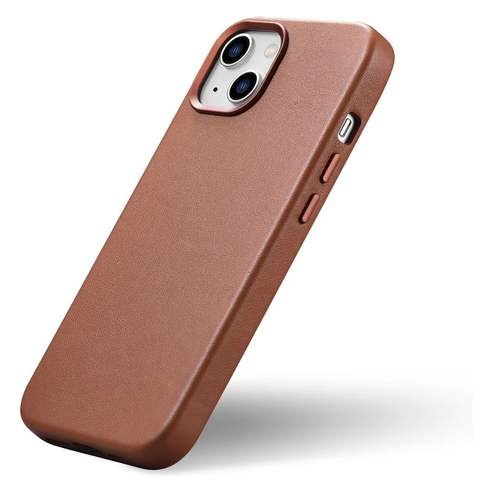 Hurtownia GSM - Etui iCarer Case Leather MagSafe Apple iPhone 14 Plus / 15 Plus hnědé - ICR478 - {ean13} - Hurt