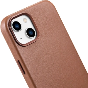 Hurtownia GSM - Etui iCarer Case Leather MagSafe Apple iPhone 14 Plus / 15 Plus hnědé - ICR478 - {ean13} - Hurt
