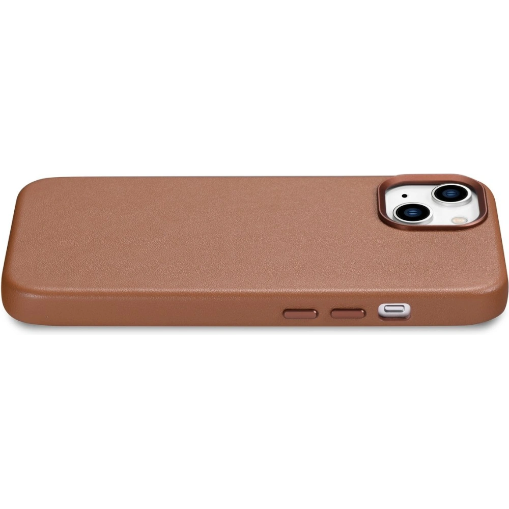 Hurtownia GSM - Etui iCarer Case Leather MagSafe Apple iPhone 14 Plus / 15 Plus hnědé - ICR478 - {ean13} - Hurt