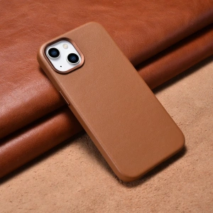 Hurtownia GSM - Etui iCarer Case Leather MagSafe Apple iPhone 14 Plus / 15 Plus hnědé - ICR478 - {ean13} - Hurt
