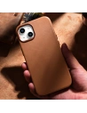 Hurtownia GSM - Etui iCarer Case Leather MagSafe Apple iPhone 14 Plus / 15 Plus hnědé - ICR478 - {ean13} - Hurt
