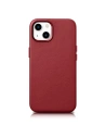 Etui iCarer Case Leather MagSafe Apple iPhone 14 Plus / 15 Plus červená