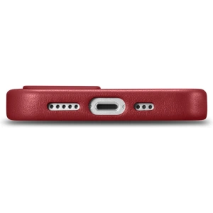 Hurtownia GSM - Etui iCarer Case Leather MagSafe Apple iPhone 14 Plus / 15 Plus červená - ICR479 - {ean13} - Hurt