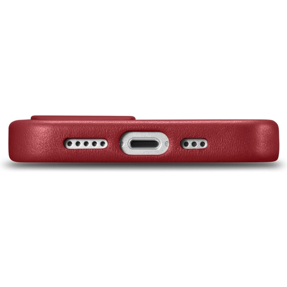 Wholesale iCarer Case Leather MagSafe Apple iPhone 14 Plus / 15 Plus red - ICR479 - {ean13} - Hurt