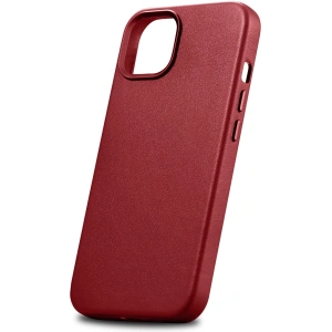 Hurtownia GSM - Etui iCarer Case Leather MagSafe Apple iPhone 14 Plus / 15 Plus červená - ICR479 - {ean13} - Hurt