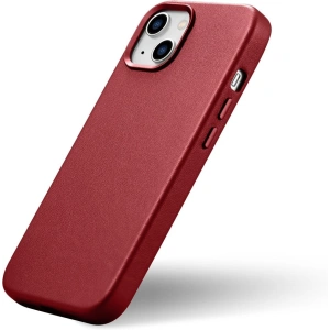 Hurtownia GSM - Etui iCarer Case Leather MagSafe Apple iPhone 14 Plus / 15 Plus červená - ICR479 - {ean13} - Hurt