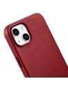 Wholesale iCarer Case Leather MagSafe Apple iPhone 14 Plus / 15 Plus red - ICR479 - {ean13} - Hurt