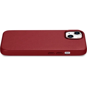 Wholesale iCarer Case Leather MagSafe Apple iPhone 14 Plus / 15 Plus red - ICR479 - {ean13} - Hurt