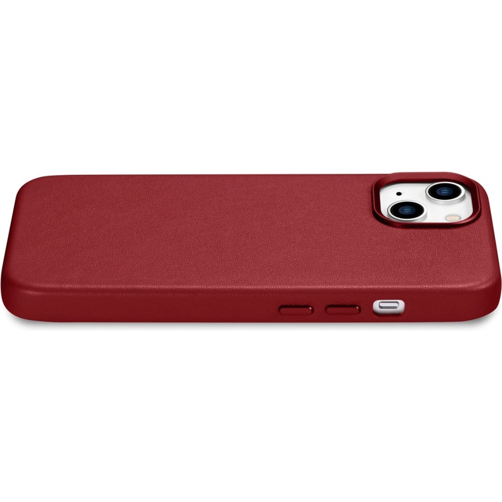 Wholesale iCarer Case Leather MagSafe Apple iPhone 14 Plus / 15 Plus red - ICR479 - {ean13} - Hurt