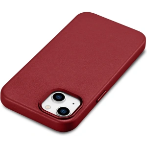 Hurtownia GSM - Etui iCarer Case Leather MagSafe Apple iPhone 14 Plus / 15 Plus červená - ICR479 - {ean13} - Hurt