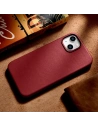 Wholesale iCarer Case Leather MagSafe Apple iPhone 14 Plus / 15 Plus red - ICR479 - {ean13} - Hurt