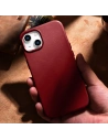 Wholesale iCarer Case Leather MagSafe Apple iPhone 14 Plus / 15 Plus red - ICR479 - {ean13} - Hurt