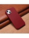 Wholesale iCarer Case Leather MagSafe Apple iPhone 14 Plus / 15 Plus red - ICR479 - {ean13} - Hurt