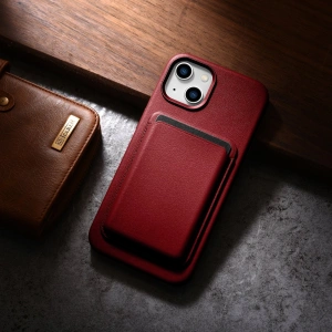 Hurtownia GSM - Etui iCarer Case Leather MagSafe Apple iPhone 14 Plus / 15 Plus červená - ICR479 - {ean13} - Hurt
