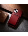 Wholesale iCarer Case Leather MagSafe Apple iPhone 14 Plus / 15 Plus red - ICR479 - {ean13} - Hurt