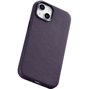 Hurtownia GSM - Etui iCarer Case Leather MagSafe Apple iPhone 14 Plus / 15 Plus tmavě fialová - ICR480 - {ean13} - Hurt