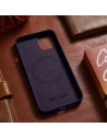 Hurtownia GSM - Etui iCarer Case Leather MagSafe Apple iPhone 14 Plus / 15 Plus tmavě fialová - ICR480 - {ean13} - Hurt