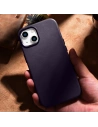 Wholesale iCarer Case Leather MagSafe Apple iPhone 14 Plus / 15 Plus dark purple - ICR480 - {ean13} - Hurt