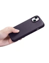 Hurtownia GSM - Etui iCarer Case Leather MagSafe Apple iPhone 14 Plus / 15 Plus tmavě fialová - ICR480 - {ean13} - Hurt
