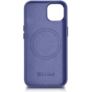 Wholesale iCarer Case Leather MagSafe Apple iPhone 14 Plus / 15 Plus light purple - ICR481 - {ean13} - Hurt