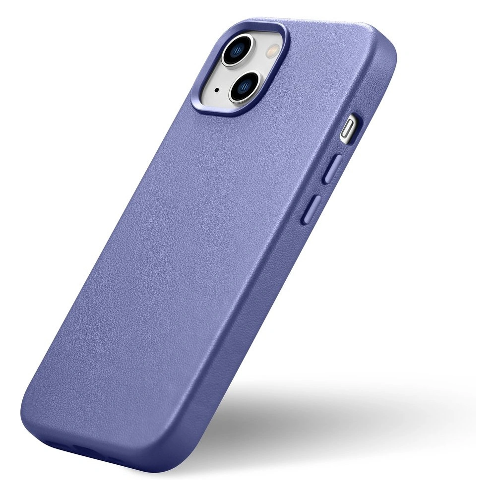 Wholesale iCarer Case Leather MagSafe Apple iPhone 14 Plus / 15 Plus light purple - ICR481 - {ean13} - Hurt