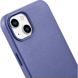 Hurtownia GSM - Etui iCarer Case Leather MagSafe Apple iPhone 14 Plus / 15 Plus jasnofialový - ICR481 - {ean13} - Hurt