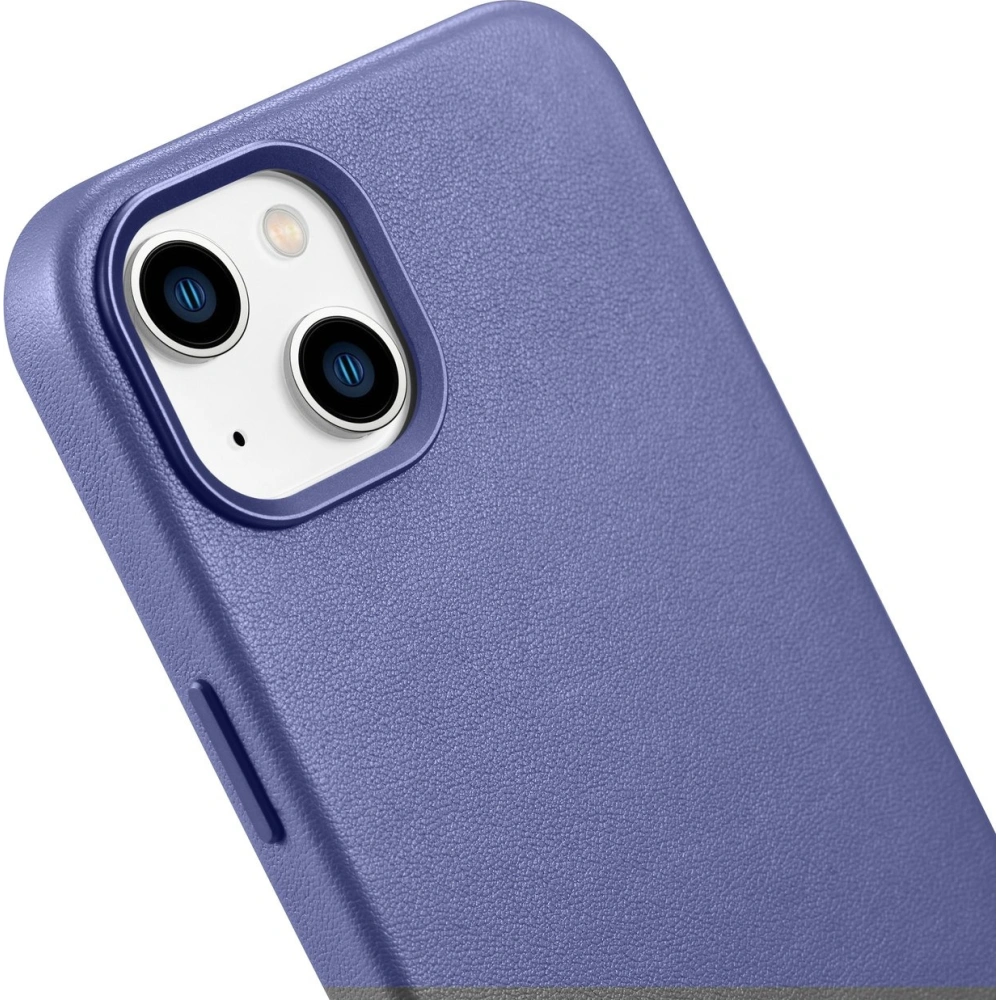 Wholesale iCarer Case Leather MagSafe Apple iPhone 14 Plus / 15 Plus light purple - ICR481 - {ean13} - Hurt