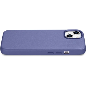 Hurtownia GSM - Etui iCarer Case Leather MagSafe Apple iPhone 14 Plus / 15 Plus jasnofialový - ICR481 - {ean13} - Hurt