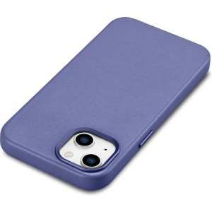 Wholesale iCarer Case Leather MagSafe Apple iPhone 14 Plus / 15 Plus light purple - ICR481 - {ean13} - Hurt