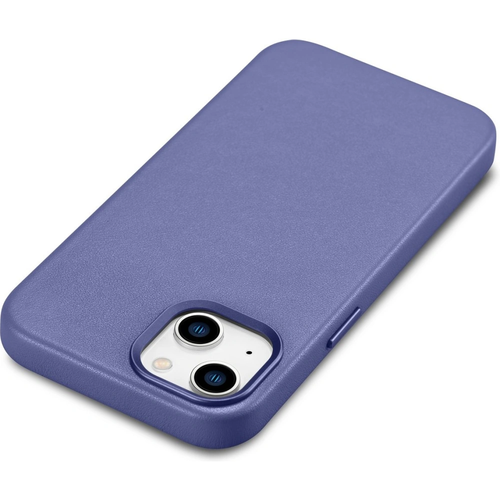Wholesale iCarer Case Leather MagSafe Apple iPhone 14 Plus / 15 Plus light purple - ICR481 - {ean13} - Hurt