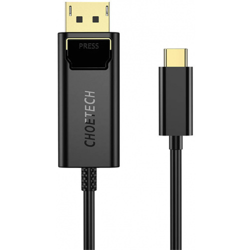 Choetech Distributor - 6971824971569 - CHT23 - Choetech XCP-1801BK USB-C/Displayport Cable 1.8m (black) - B2B homescreen