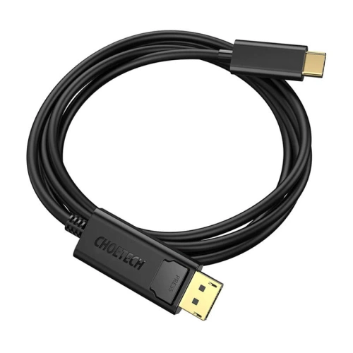 Kabel Choetech XCP-1801BK USB-C/Displayport, 1.8m (czarny)