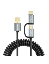 Wholesale Choetech XAC-0012-101BK 2in1 USB-A/USB-C - microUSB Cable (black) - CHT24 - {ean13} - Hurt