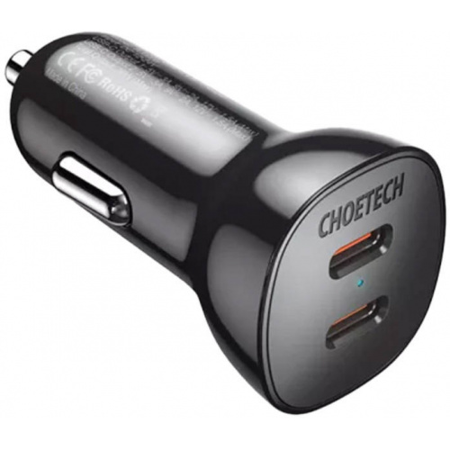 Hurtownia Choetech - 6971824978988 - CHT28 - Ładowarka samochodowa Choetech TC0008 40W 2x USB-C - B2B homescreen