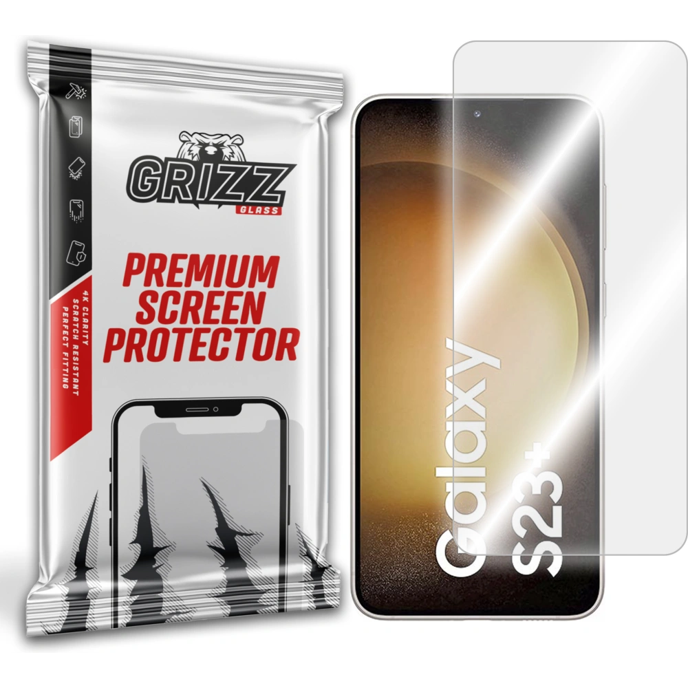 Hurtownia GSM - Sânge hibrid GrizzGlass HybridGlass pentru Samsung Galaxy S23+ Plus - GRZ4099 - {ean13} - Hurt