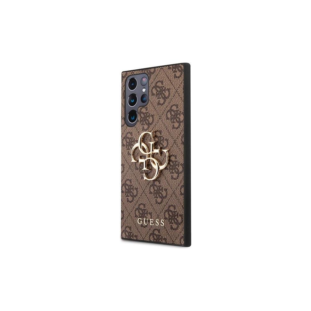Hurtownia GSM - Etui Guess GUHCS23L4GMGBR Samsung Galaxy S23 Ultra barna/brown hardcase 4G Big Metal Logo - GUE2382 - {ean13} - Hurt