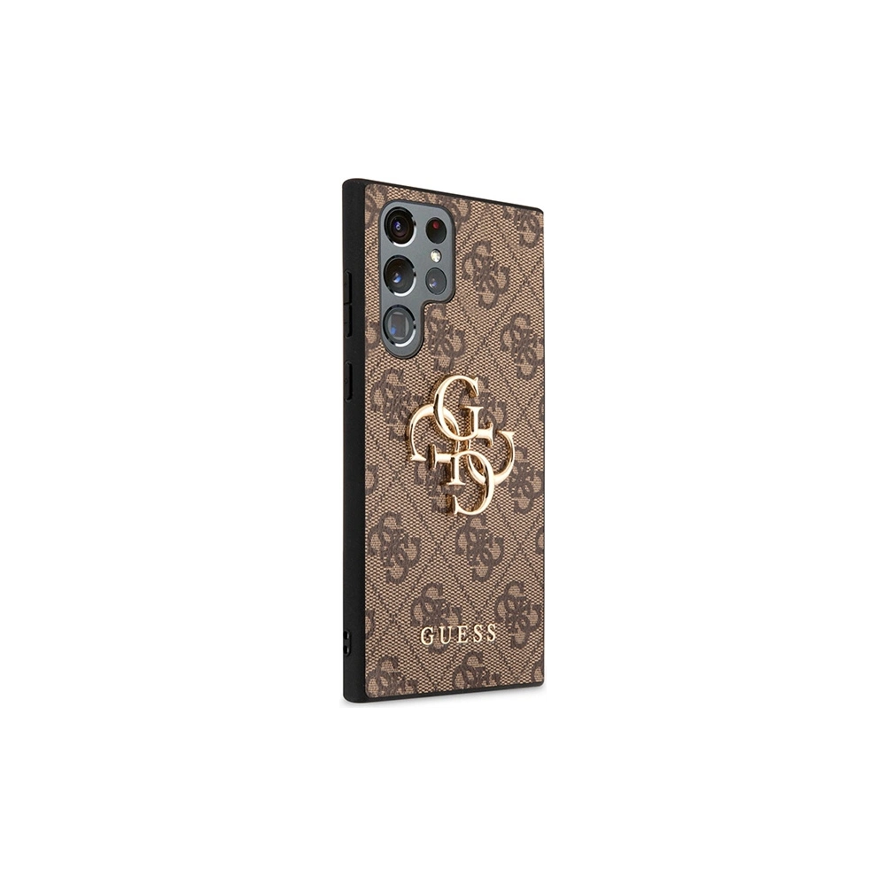 Hurtownia GSM - Etui Guess GUHCS23L4GMGBR Samsung Galaxy S23 Ultra maro/brown hardcase 4G Big Metal Logo - GUE2382 - {ean13} - Hurt