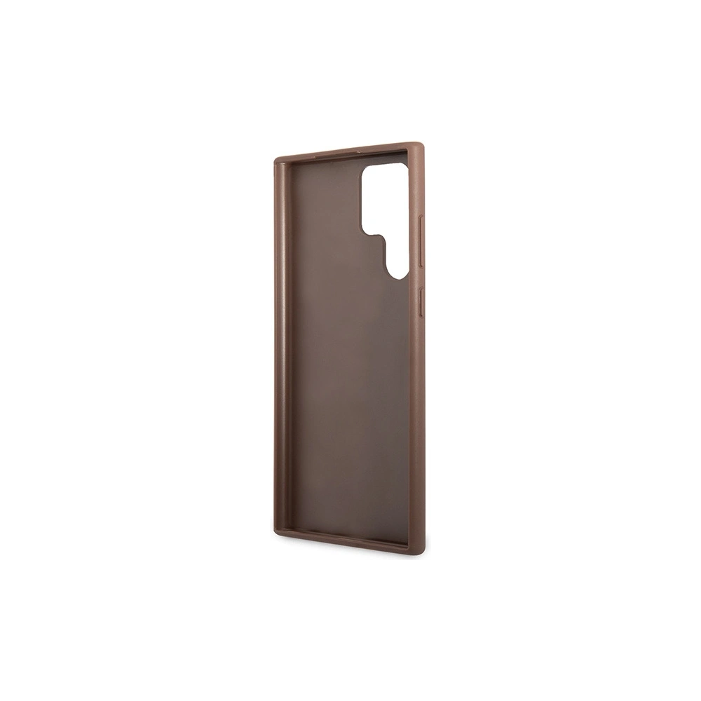 Hurtownia GSM - Etui Guess GUHCS23LG4GFBR Samsung Galaxy S23 Ultra barna/brown kemény tok 4G Fém Arany Logó - GUE2384 - {ean13} - Hurt