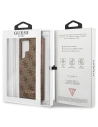 Hurtownia GSM - Etui Guess GUHCS23LG4GFBR Samsung Galaxy S23 Ultra barna/brown kemény tok 4G Fém Arany Logó - GUE2384 - {ean13} - Hurt