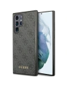 Etui Guess GUHCS23LG4GFGR Samsung Galaxy S23 Ultra szürke/grey hardcase 4G Metal Gold Logo