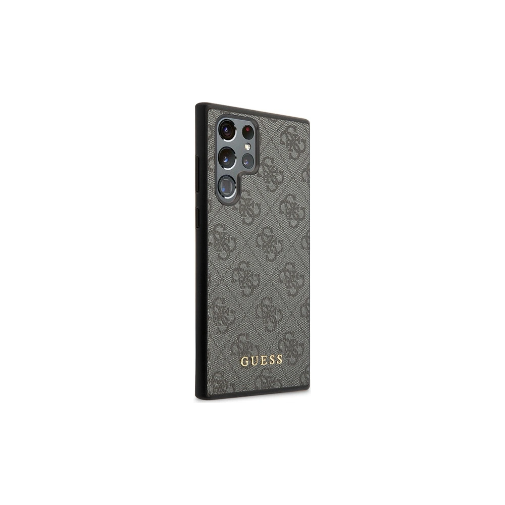 Hurtownia GSM - Etui Guess GUHCS23LG4GFGR Samsung Galaxy S23 Ultra szary/grey hardcase 4G Metal Gold Logo - GUE2385 - {ean13} - Hurt