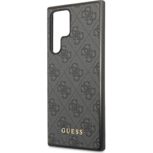 Wholesale Guess GUHCS23LG4GFGR Samsung Galaxy S23 Ultra grey hardcase 4G Metal Gold Logo - GUE2385 - {ean13} - Hurt
