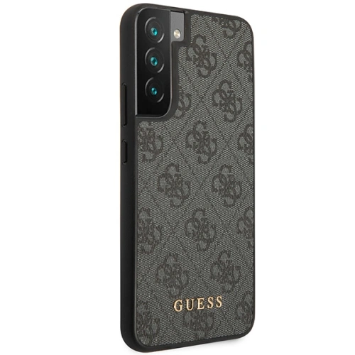 Etui Guess GUHCS23SG4GFGR Samsung Galaxy S23 szary/grey hardcase 4G Metal Gold Logo