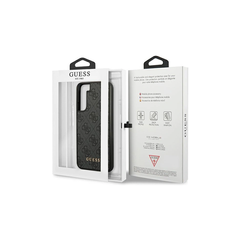 Hurtownia GSM - Etui Guess GUHCS23SG4GFGR Samsung Galaxy S23 szürke/grey hardcase 4G Metal Gold Logo - GUE2386 - {ean13} - Hurt